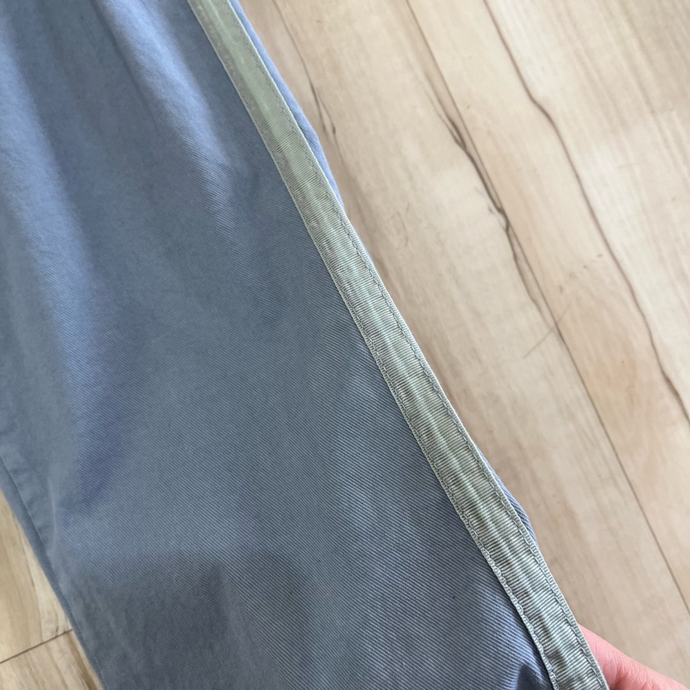 Nili Lotan Sky Blue Chinos with Side Stripes - Picture 2 of 5